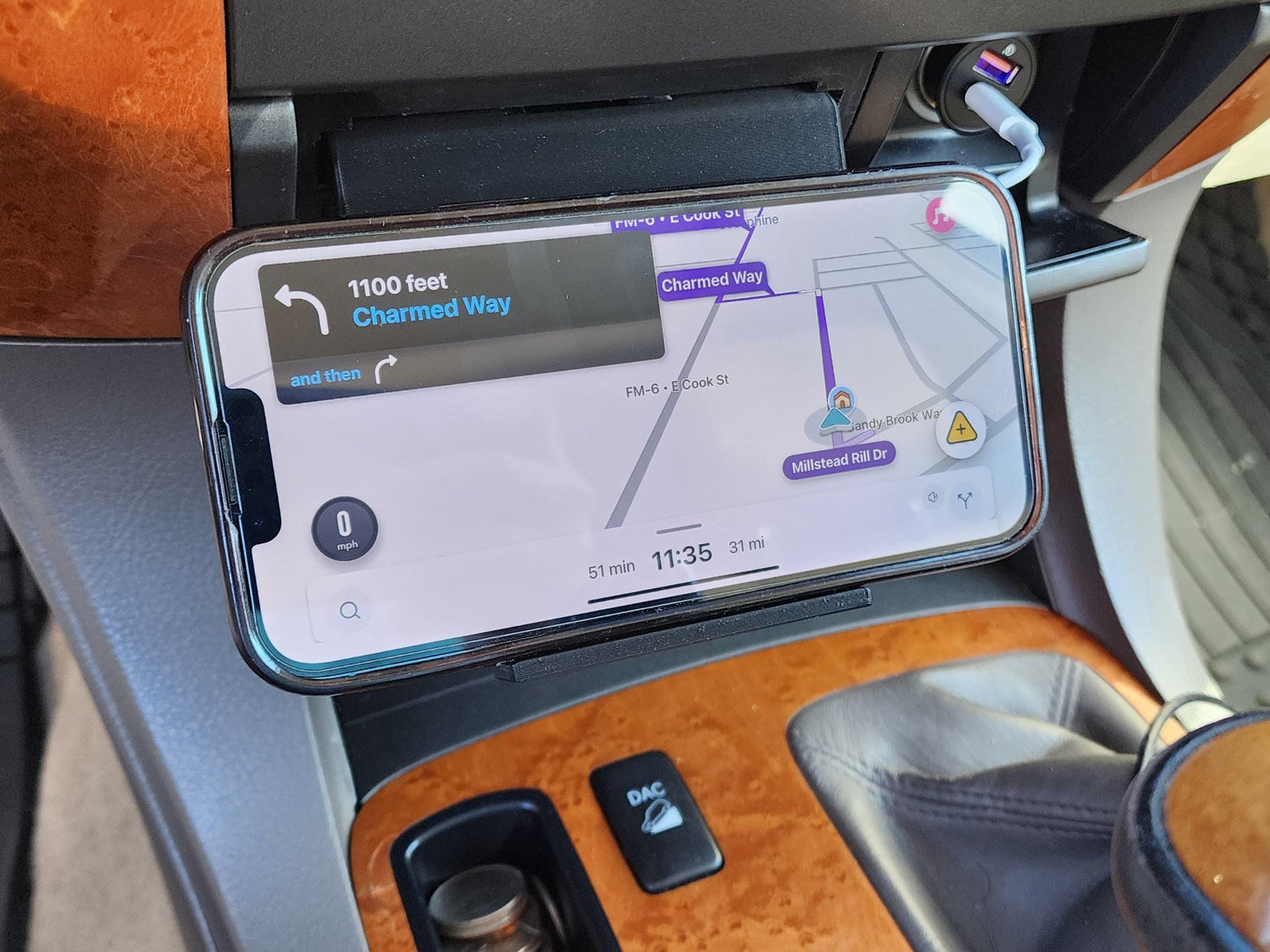 2003 - 2009 Lexus GX470 Wireless Phone Charger