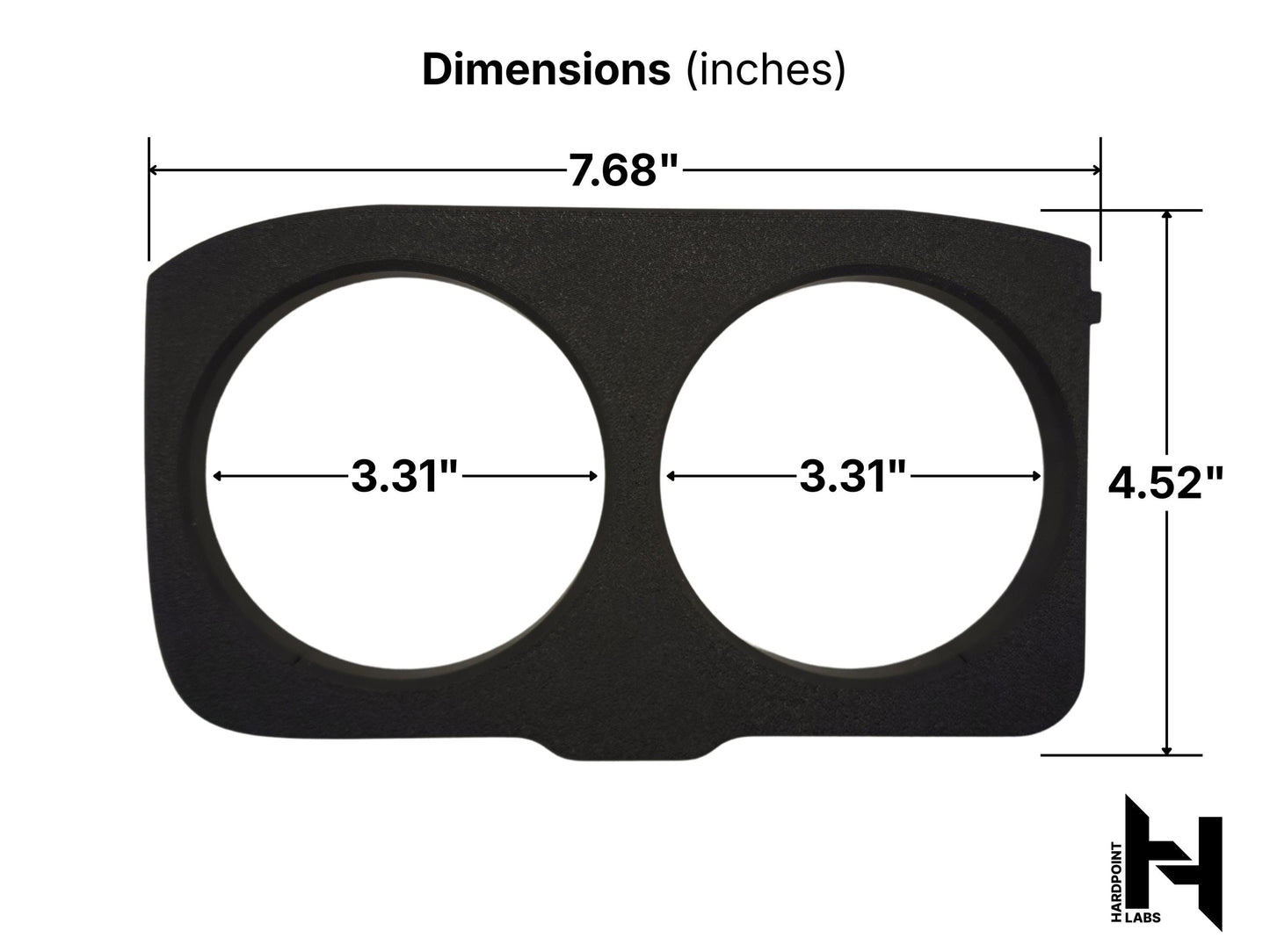 2003 - 2009 Lexus GX470 Dual Oversized Cup Holder Upgrade
